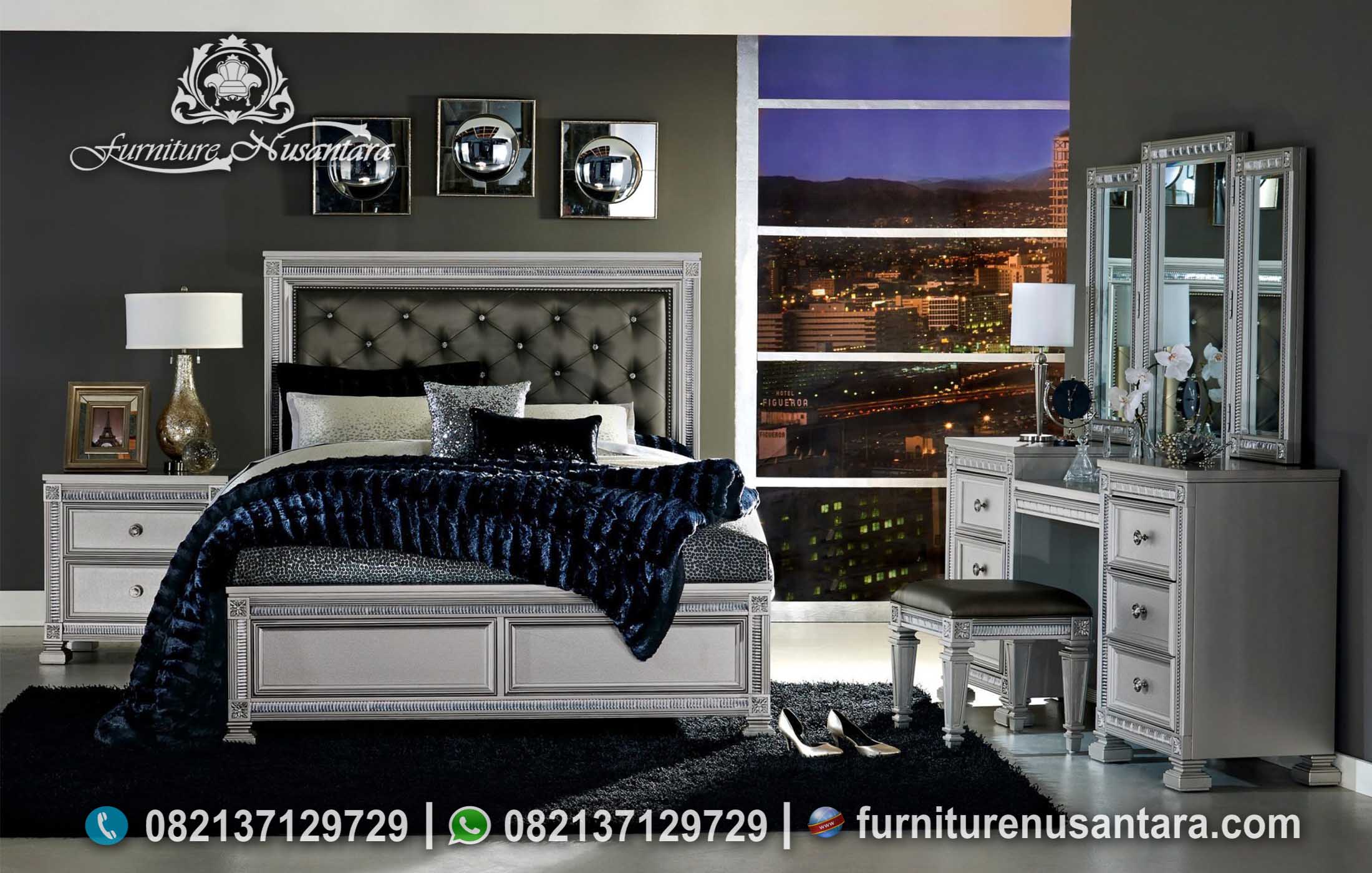 Model Tempat Tidur Minimalis KS-88, Furniture Nusantara