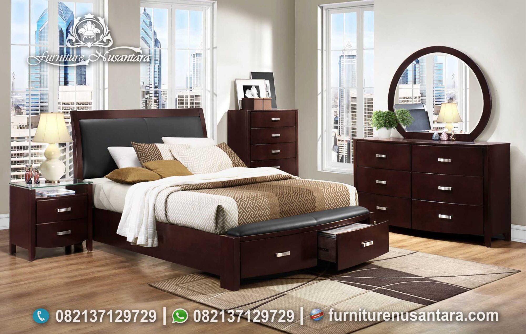 Desain Kamar Apartemen Modern KS-108, Furniture Nusantara