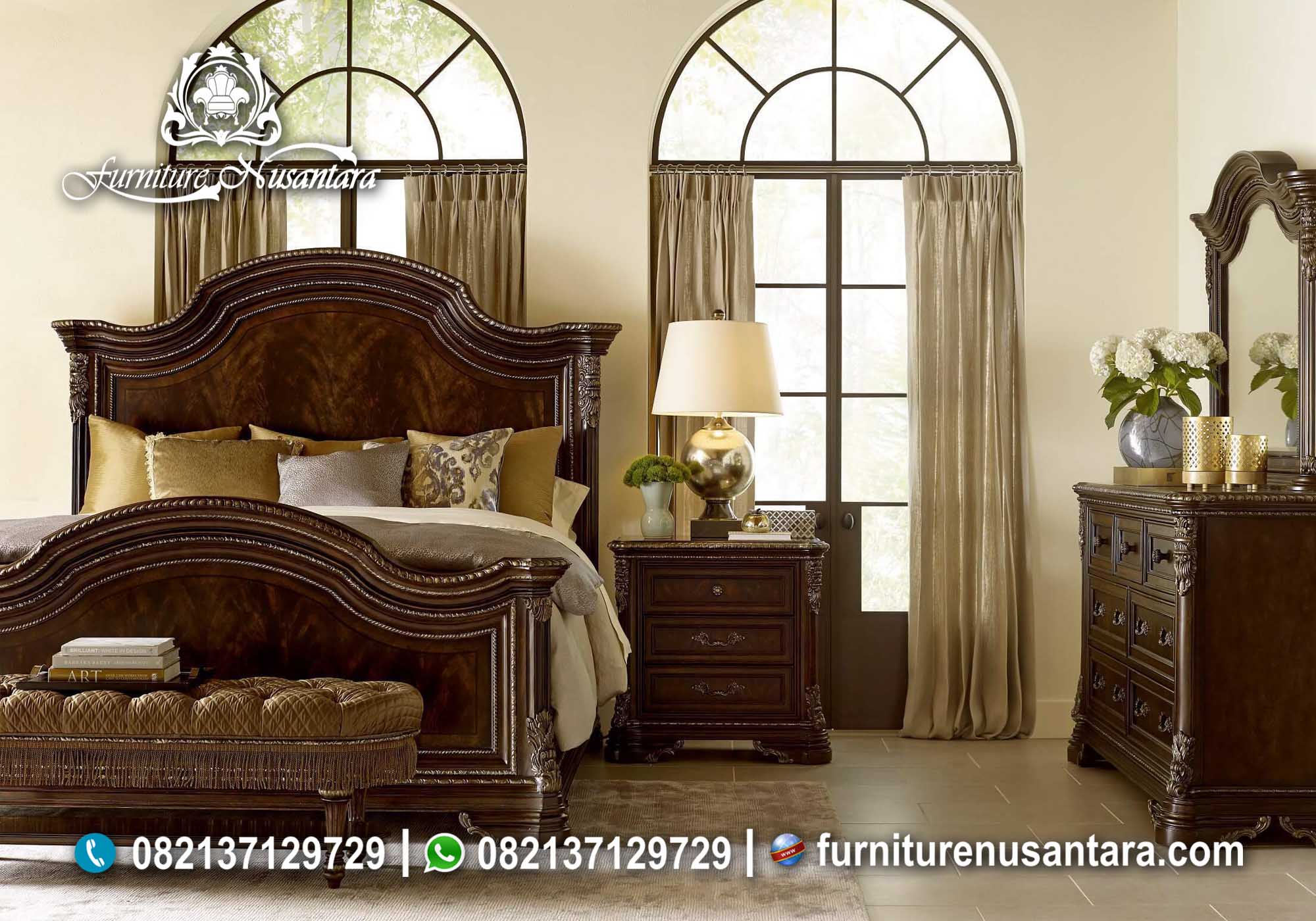 Bedrooms Set Royal Luxury Mewah KS-15, Furniture Nusantara