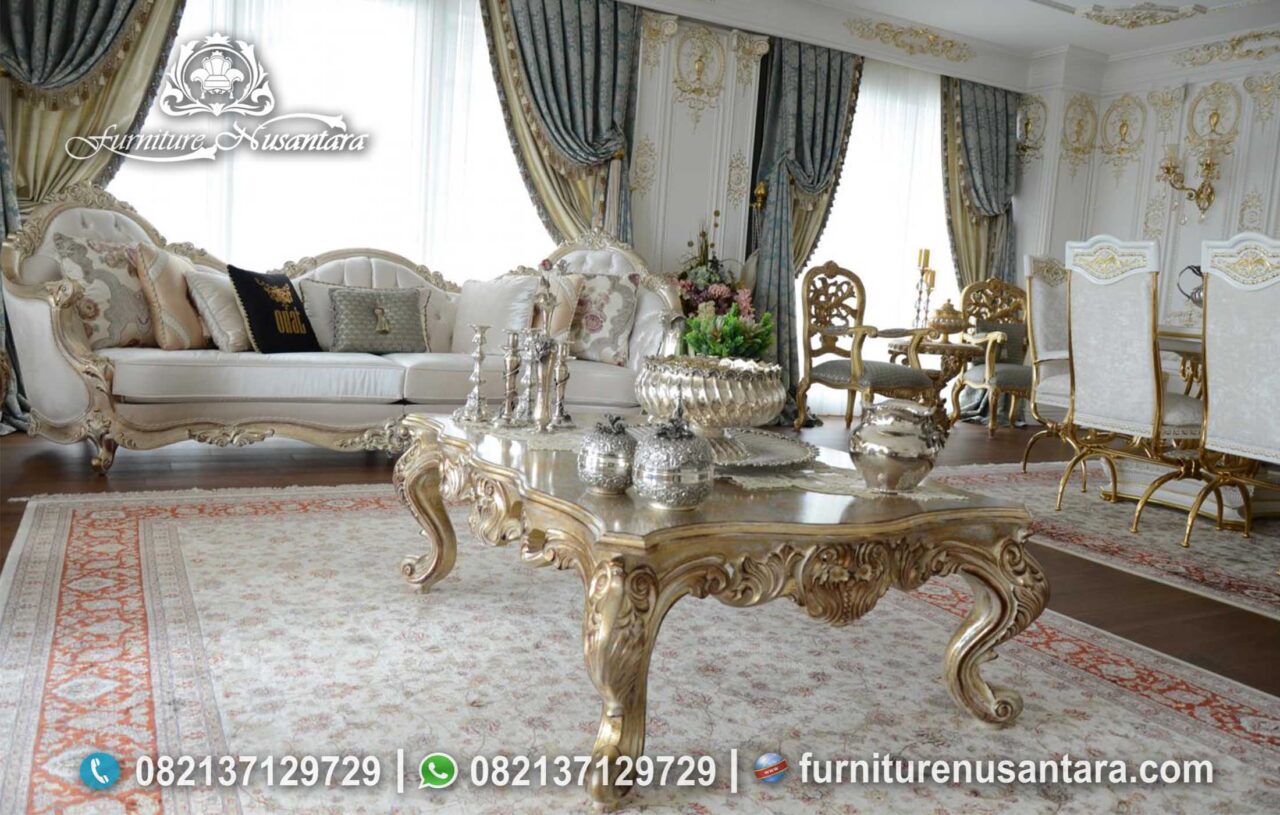 Sofa Ukir Jepara Luxury Desain ST-04, Furniture Nusantara