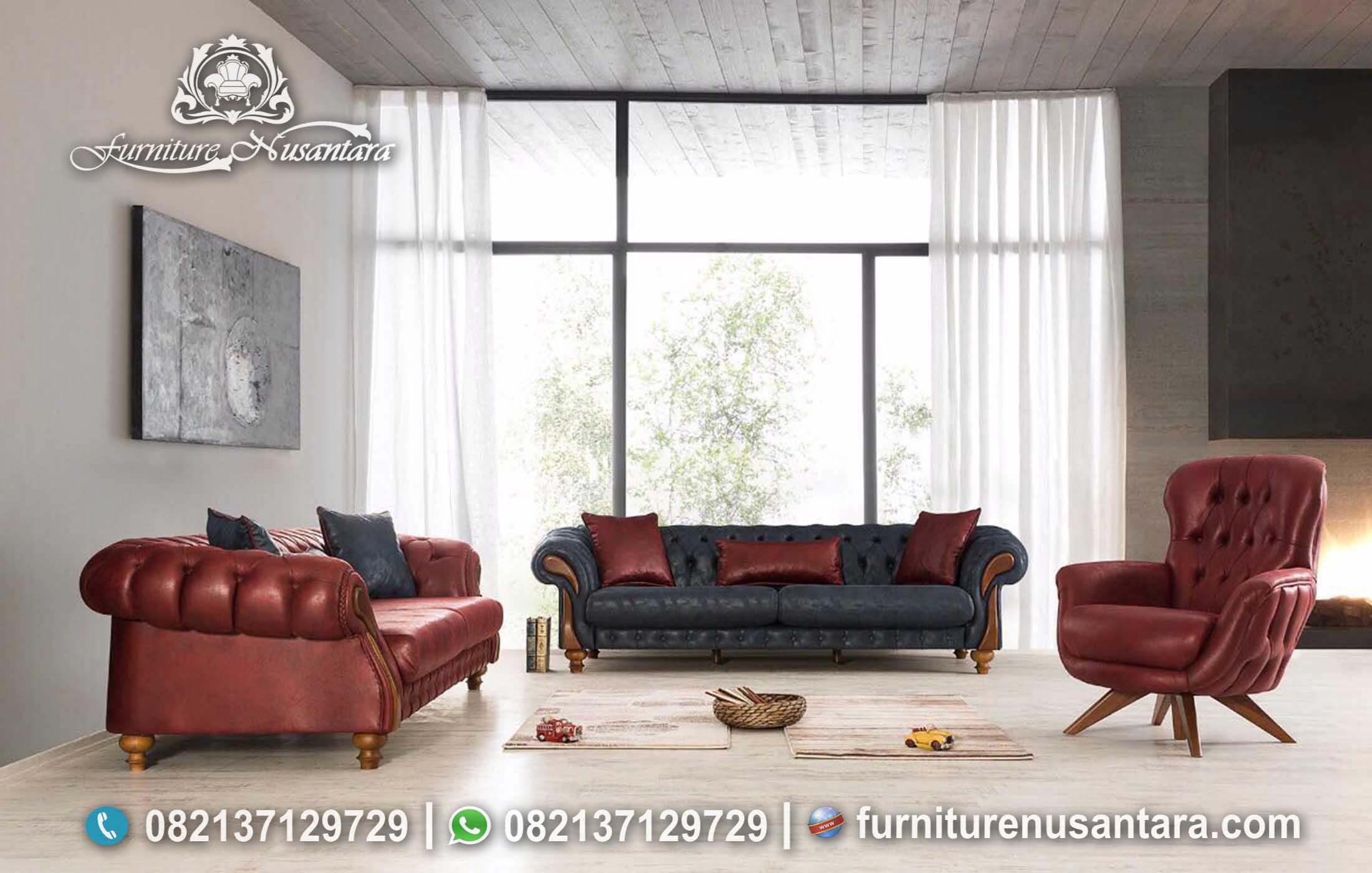 Sofa Tamu Minimalis Terbaru Elegan ST-30, Furniture Nusantara