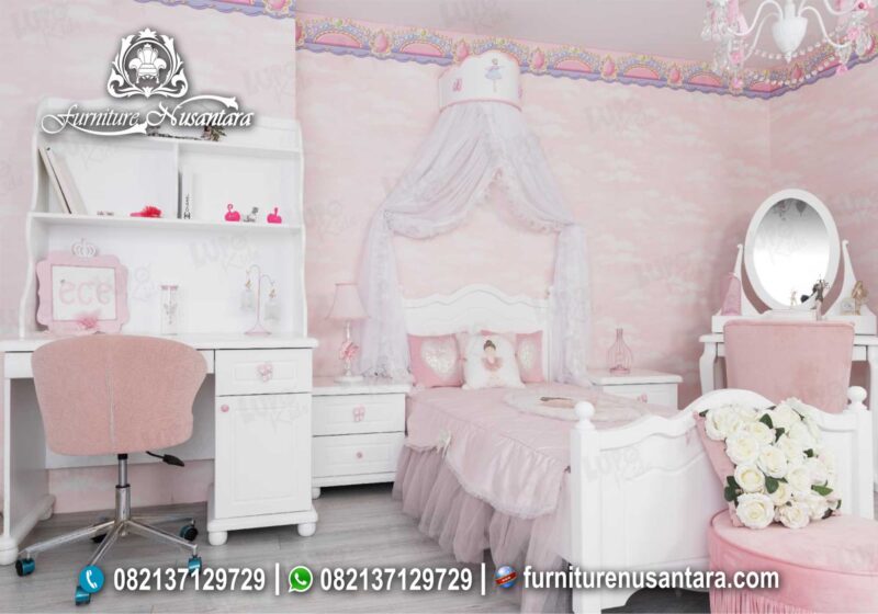 Dekorasi Kamar Anak Minimalis Lucu Elegan KA-01, Furniture Nusantara