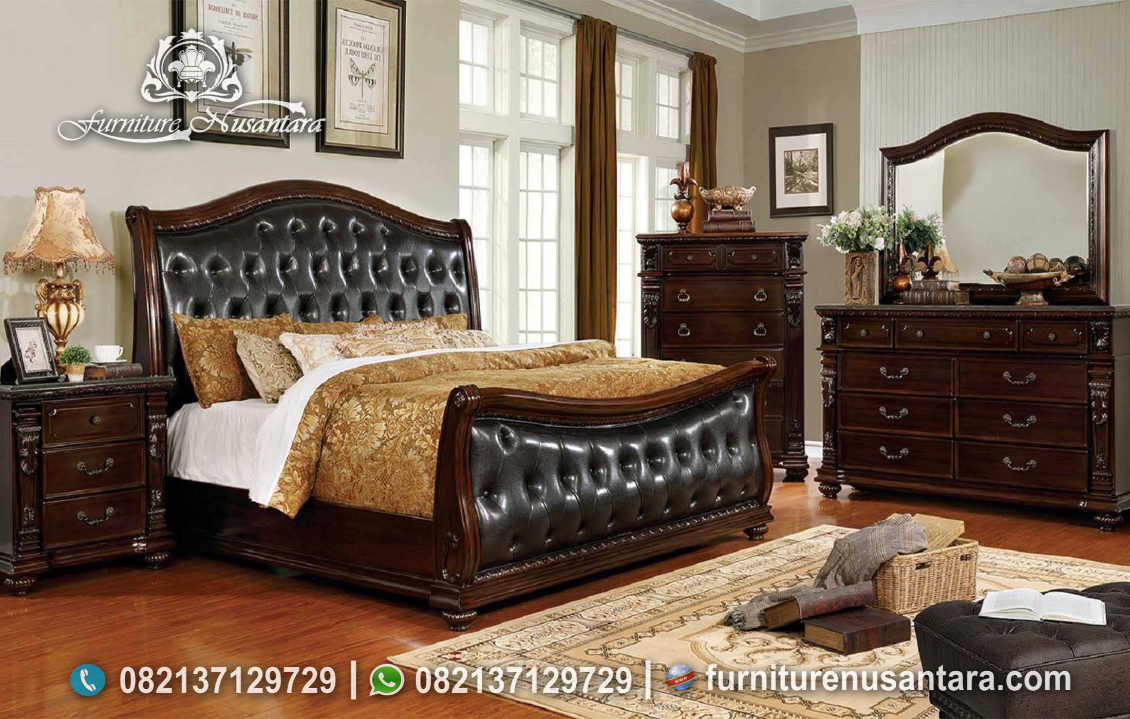 Kamar Tidur Maskulin Brown Wallnut KS-147, Furniture Nusantara