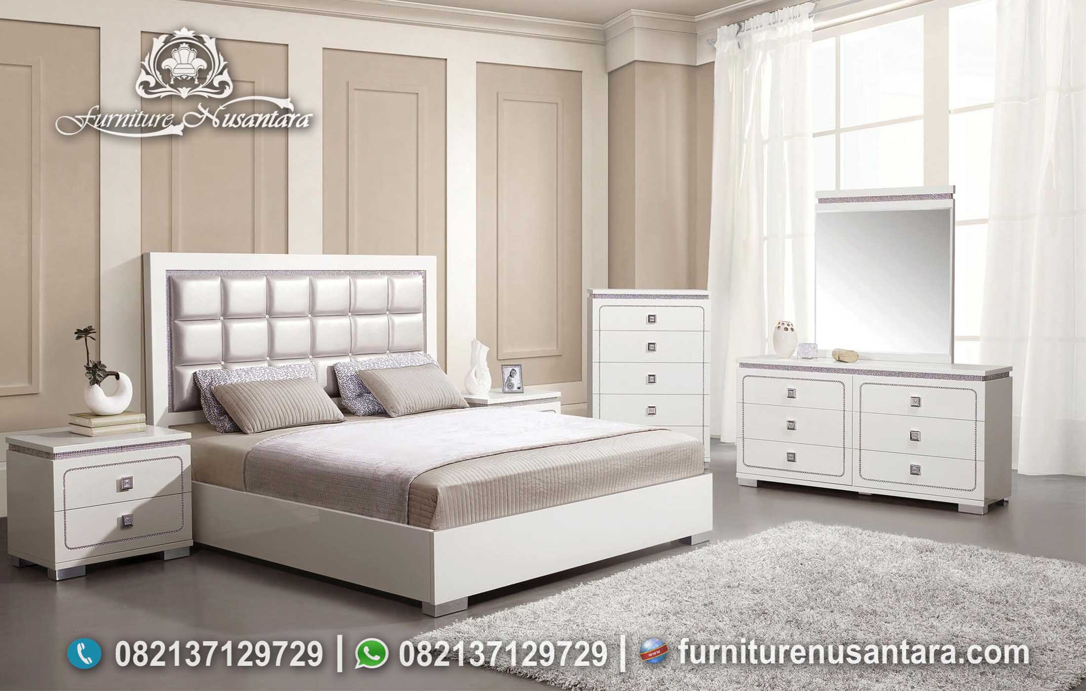 Desain Tempat Tidur Minimalis Stylist KS-166, Furniture Nusantara