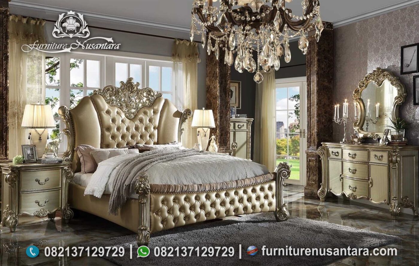 Kamar Ukir Klasik King Size KS-167, Furniture Nusantara
