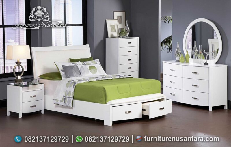 Desain Tempat Tidur Minimalis Modern Terbaru KS-203, Furniture Nusantara