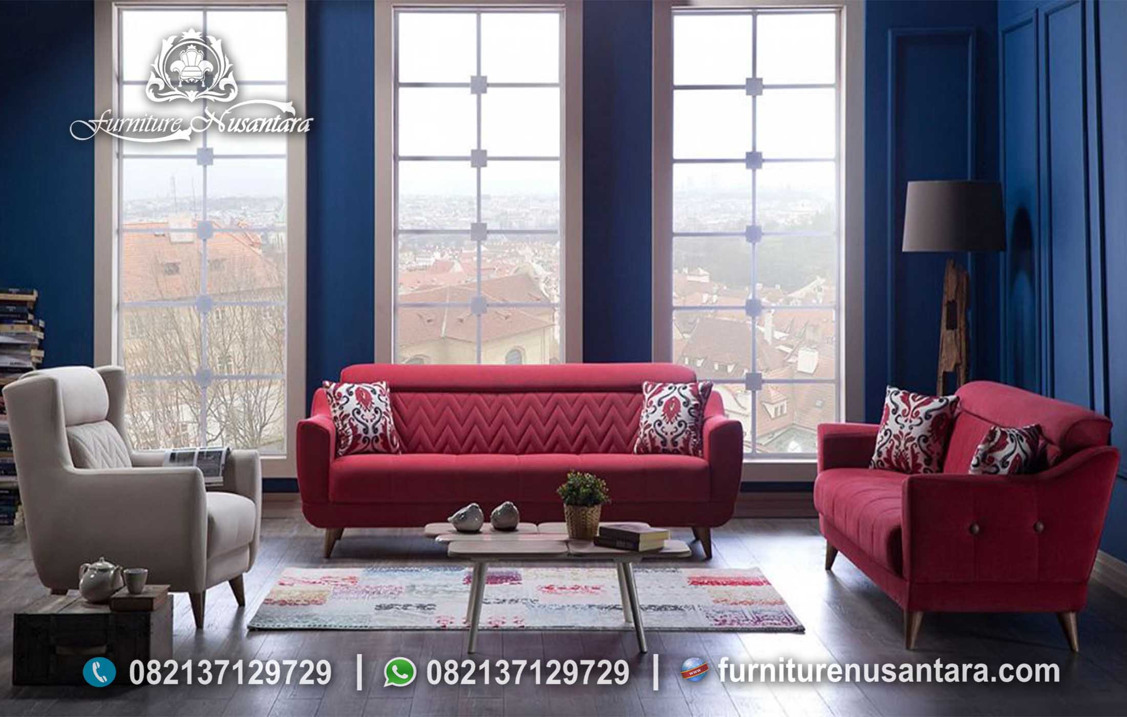 Set Sofa Minimalis Murah Model Baru ST-37, Furniture Nusantara