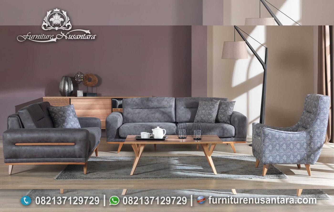 Desain Sofa Retro Minimalis Apartemen ST-105, Furniture Nusantara