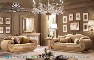 Sofa Tamu Modern dengan Warna Cerah