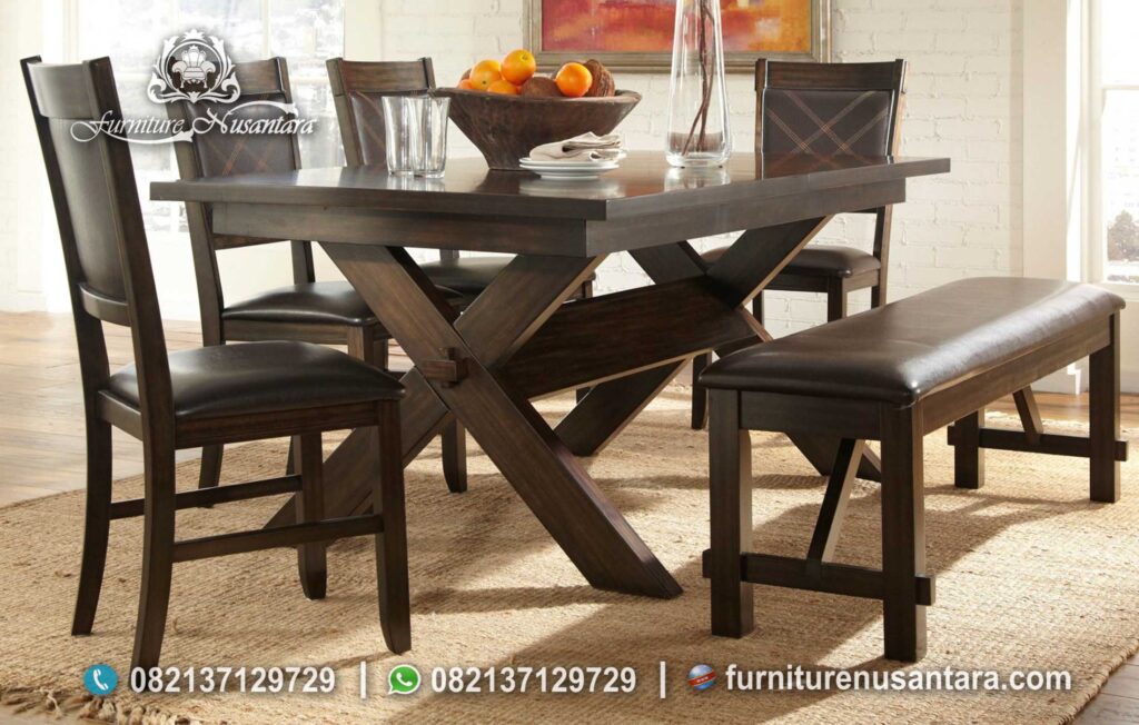 Set Model Meja Makan Minimalis Desain Baru MM-164